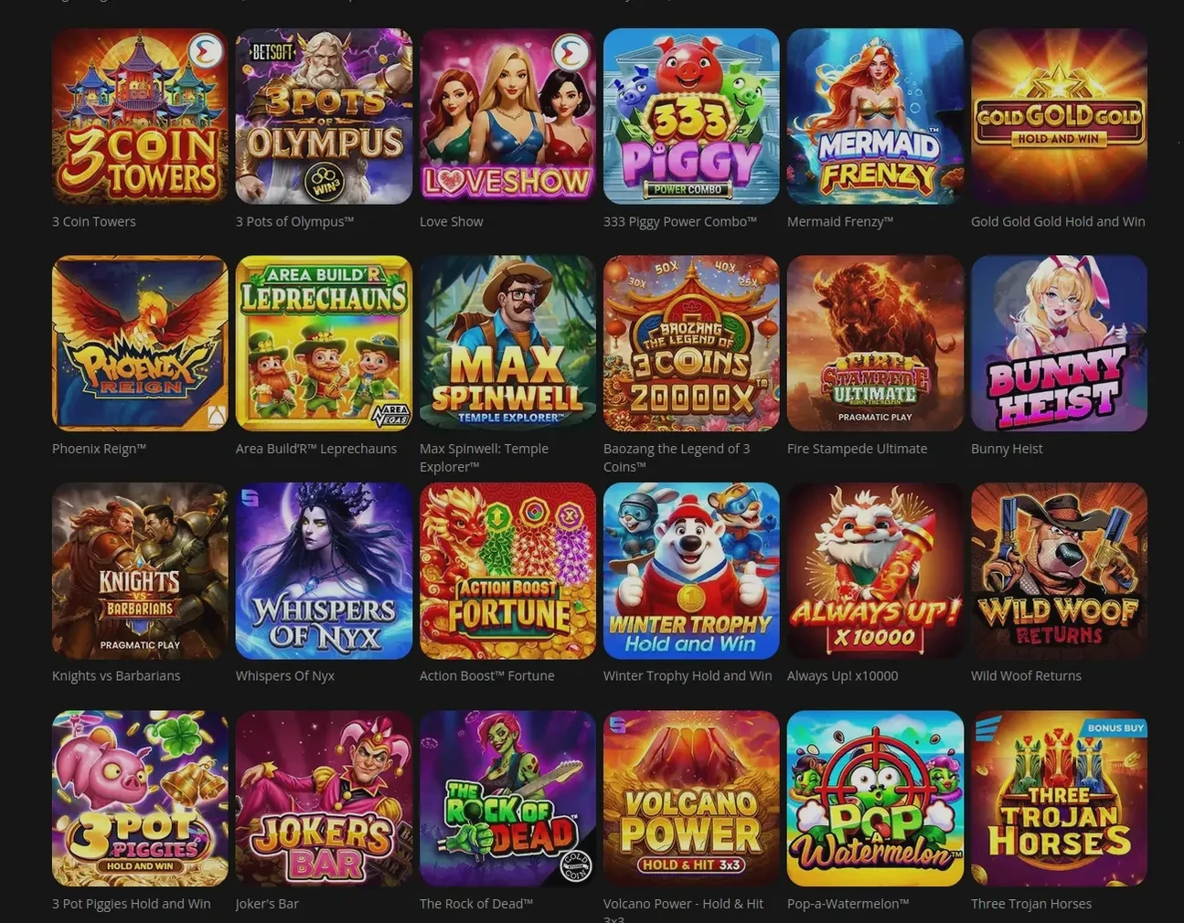 Spin Bounty casino интерфейс